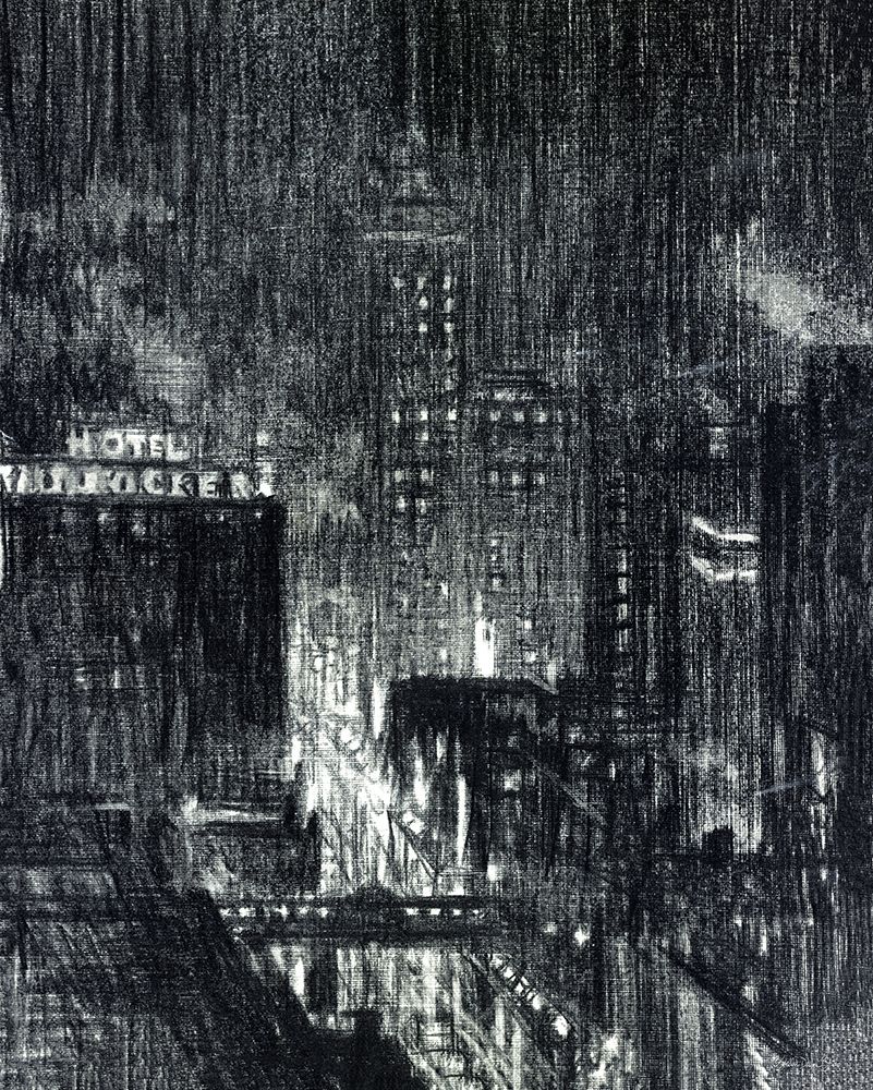 Manhattan Night art print by Stellar Design Studio for $57.95 CAD