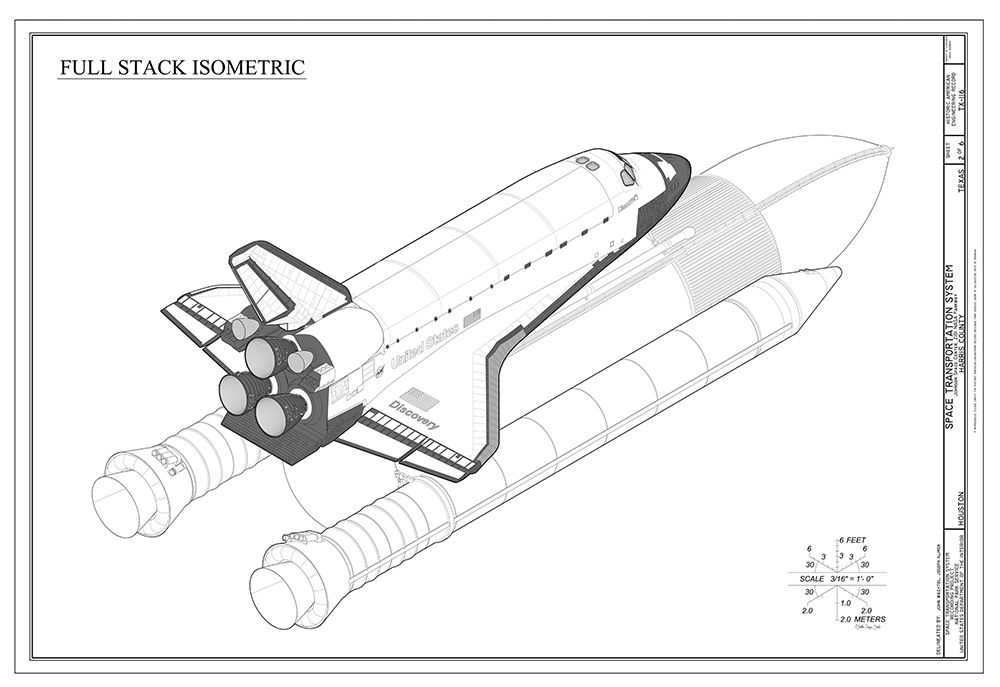 Discovery Full Stack Isometric art print by Stellar Design Studio for $57.95 CAD