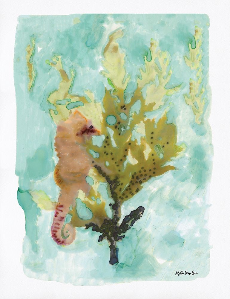 Seahorse 1 art print by Stellar Design Studio for $57.95 CAD