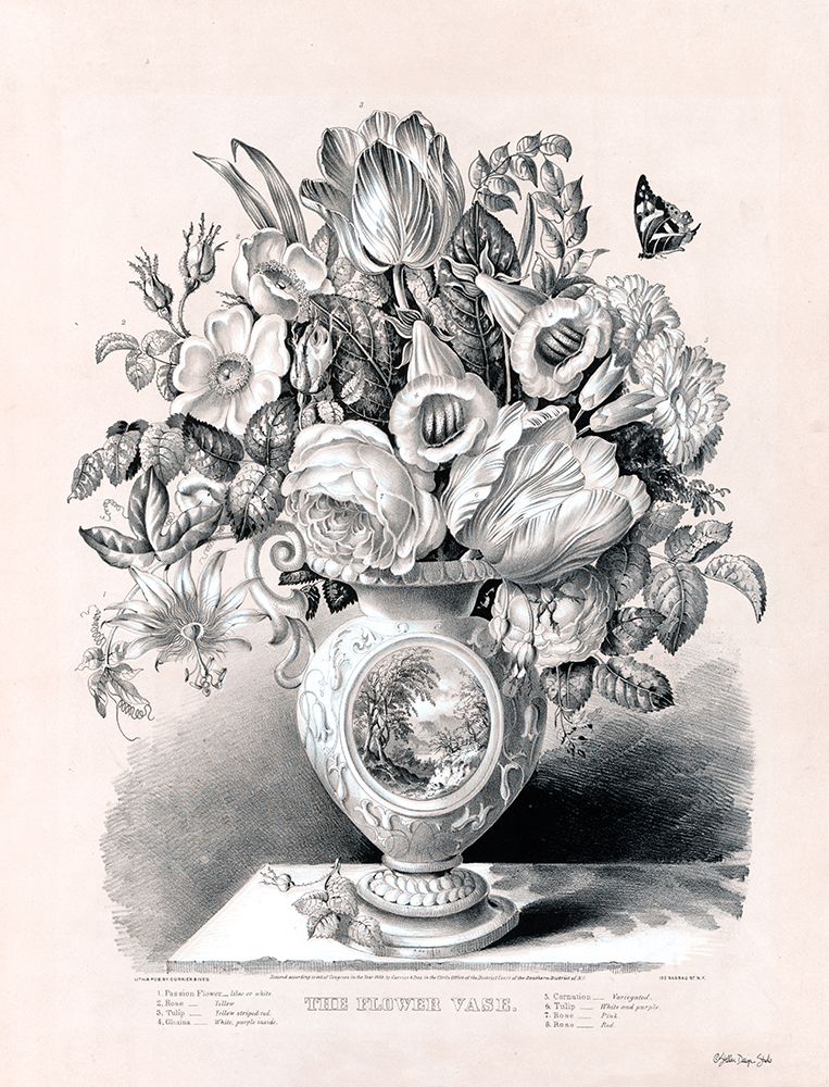 The Flower Vase art print by Stellar Design Studio for $57.95 CAD