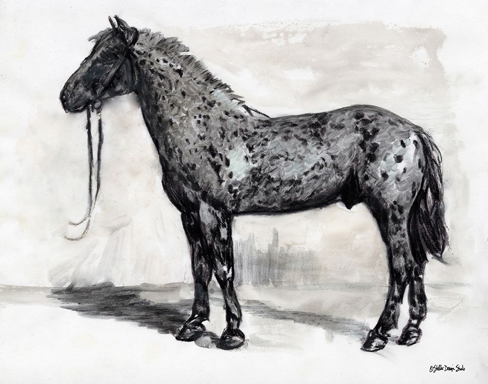 Horse Study 2 art print by Stellar Designs Studio for $57.95 CAD