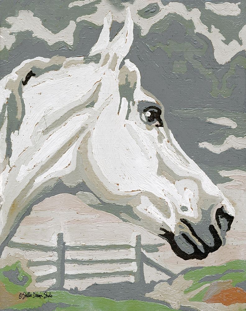 Painted Horse 1 art print by Stellar Design Studio for $57.95 CAD