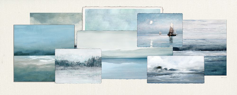 Coastal Collage 1 art print by Stellar Design Studio for $57.95 CAD