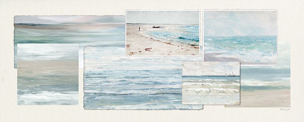 Coastal Collage 2 art print by Stellar Design Studio for $57.95 CAD