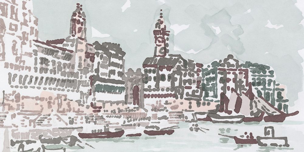 Venice Drawing II art print by Stellar Design Studio for $57.95 CAD