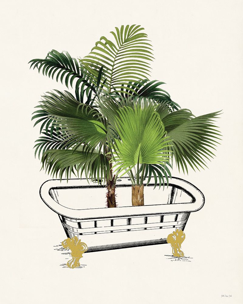 Bathtub Palms 1 art print by Stellar Design Studio for $57.95 CAD