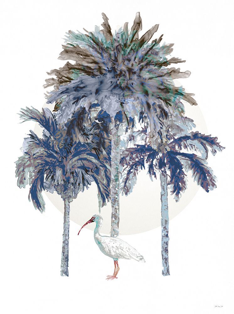 Indigo Palms 2 art print by Stellar Design Studio for $57.95 CAD