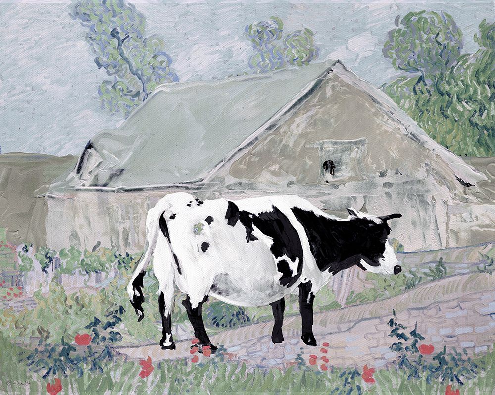 Bernice at the Barn art print by Stellar Design Studio for $57.95 CAD
