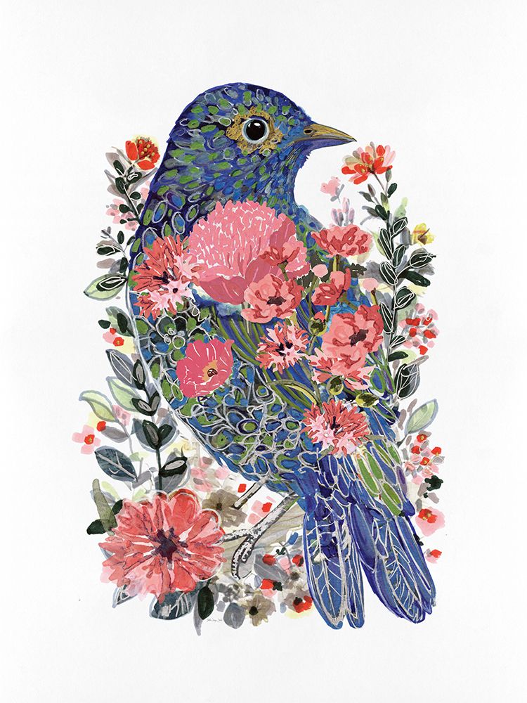 Avian Bloom art print by Stellar Design Studio for $57.95 CAD