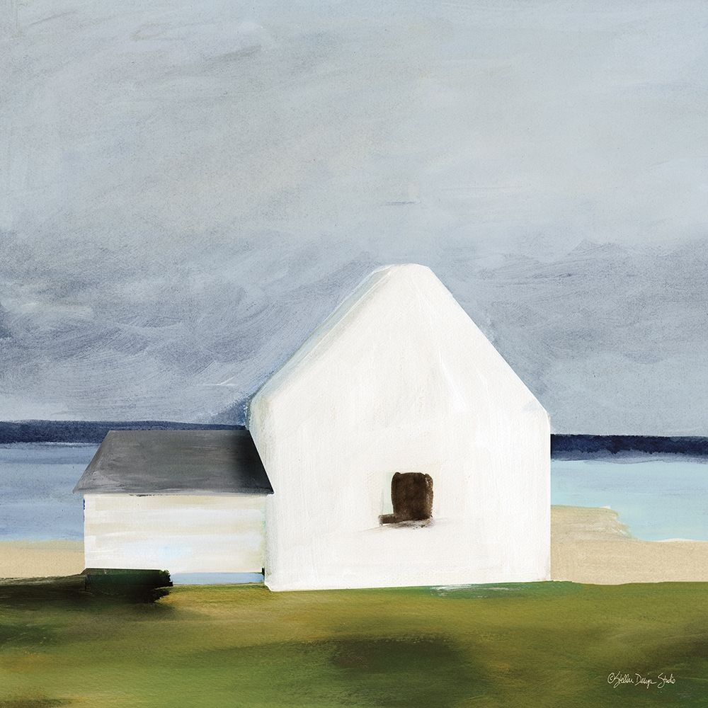 Beach Huts 1 art print by Stellar Design Studio for $57.95 CAD
