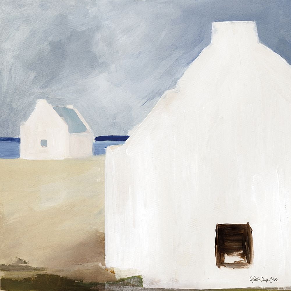 Beach Huts 3 art print by Stellar Design Studio for $57.95 CAD