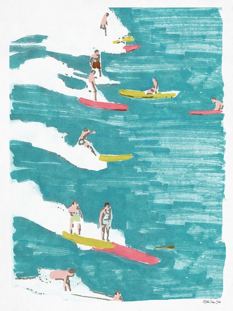 Surfs Up 2 art print by Stellar Design Studio for $57.95 CAD