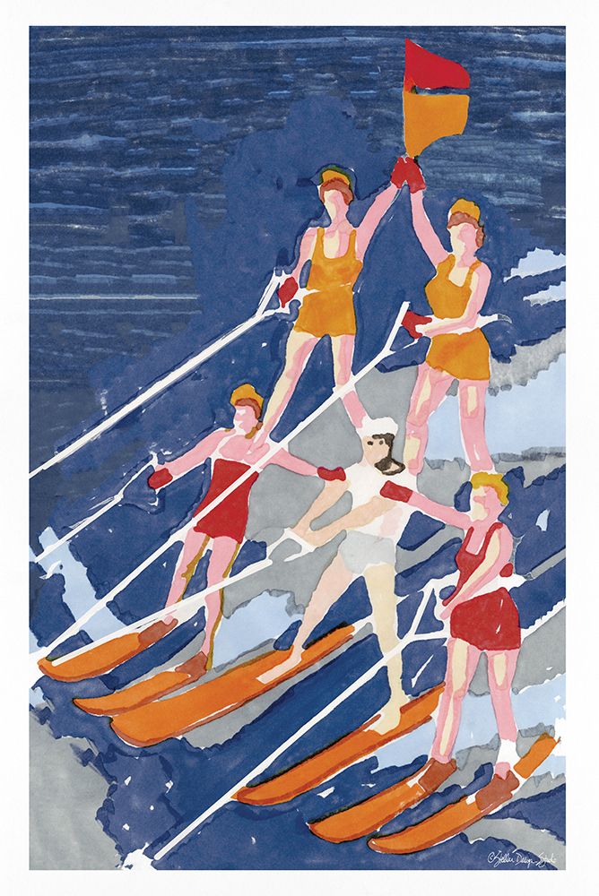 Water Ski Show 3 art print by Stellar Design Studio for $57.95 CAD