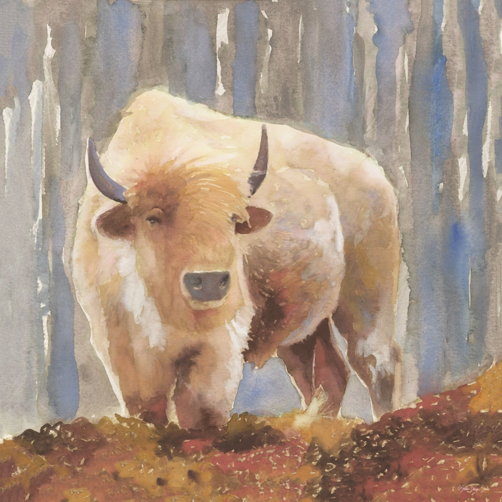 White Buffalo art print by Stellar Design Studio for $57.95 CAD
