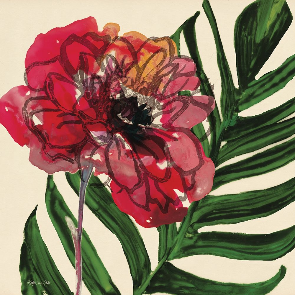Tropical Floral 1 art print by Stellar Design Studio for $57.95 CAD