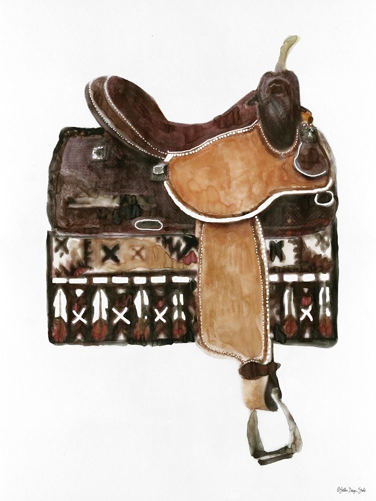 Saddle 1 art print by Stellar Design Studio for $57.95 CAD