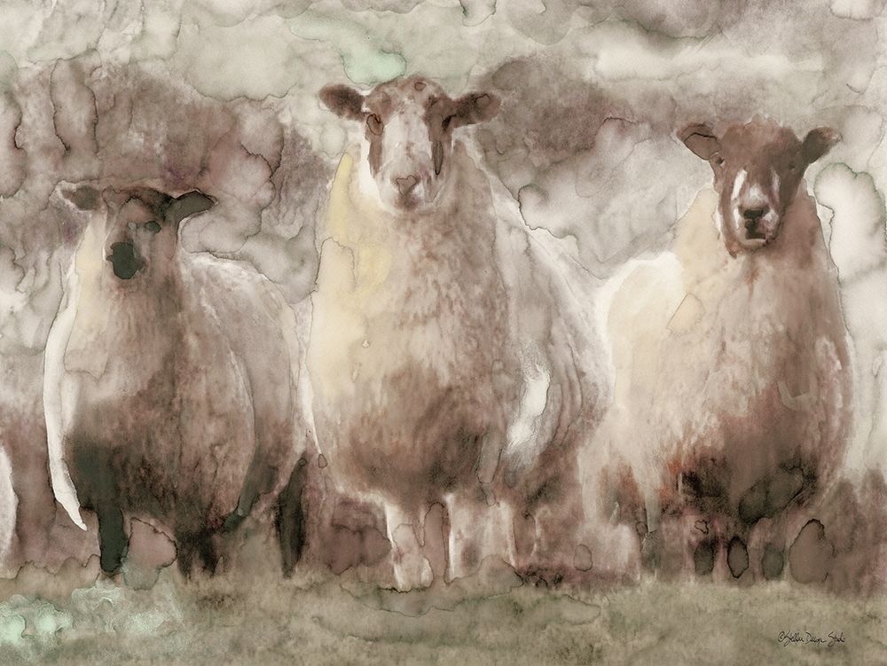 Three Sheep art print by Stellar Design Studio for $57.95 CAD