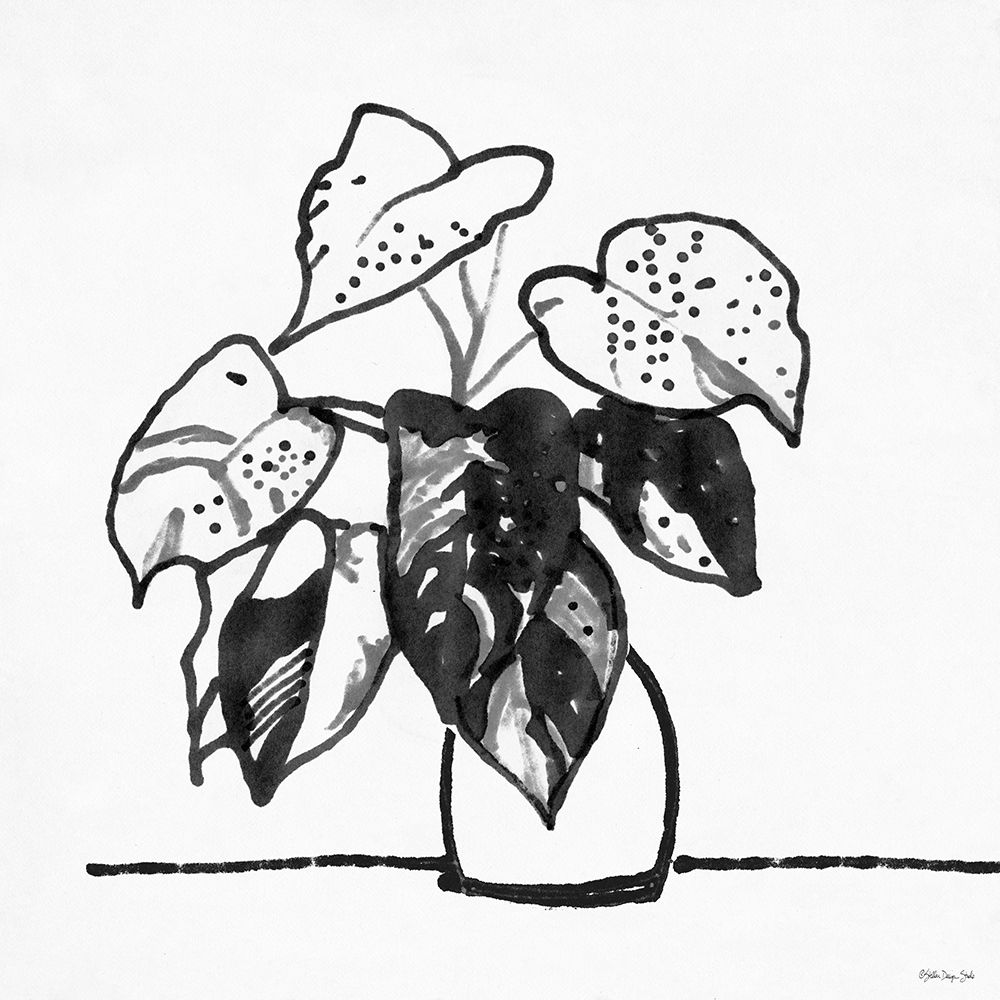 Urn with Plant art print by Stellar Design Studio for $57.95 CAD