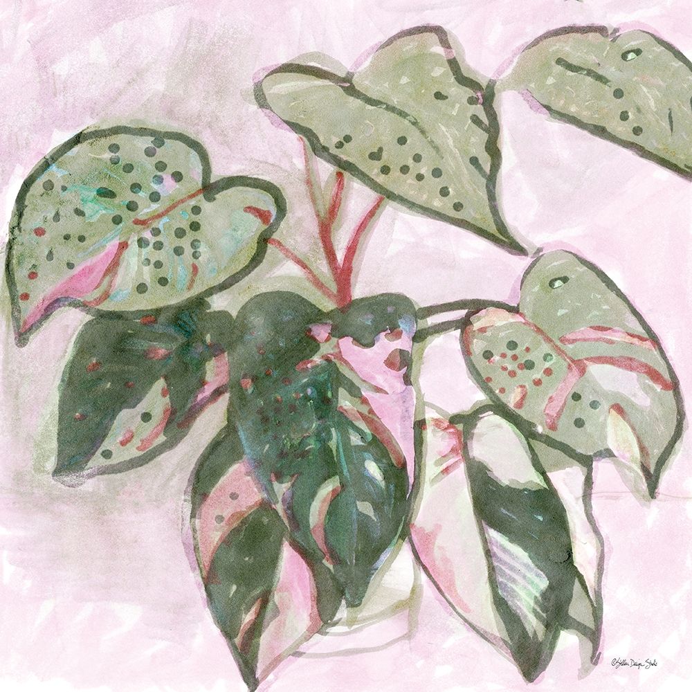 Pokadot Plant art print by Stellar Design Studio for $57.95 CAD