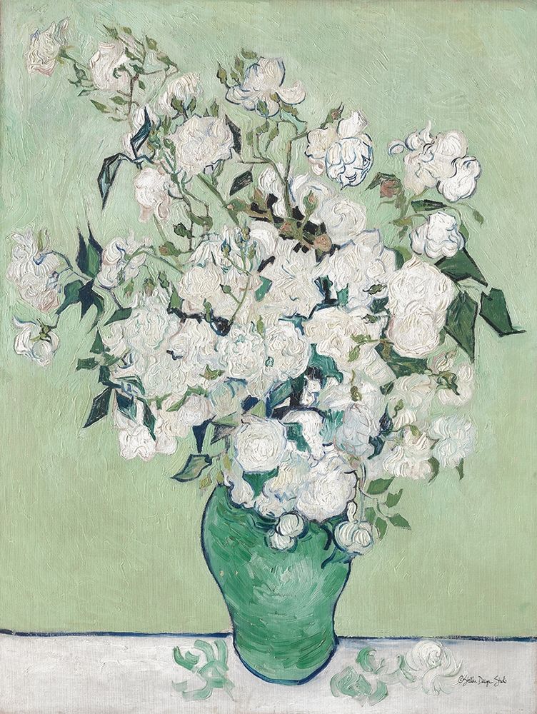 Vase in Green art print by Stellar Design Studio for $57.95 CAD