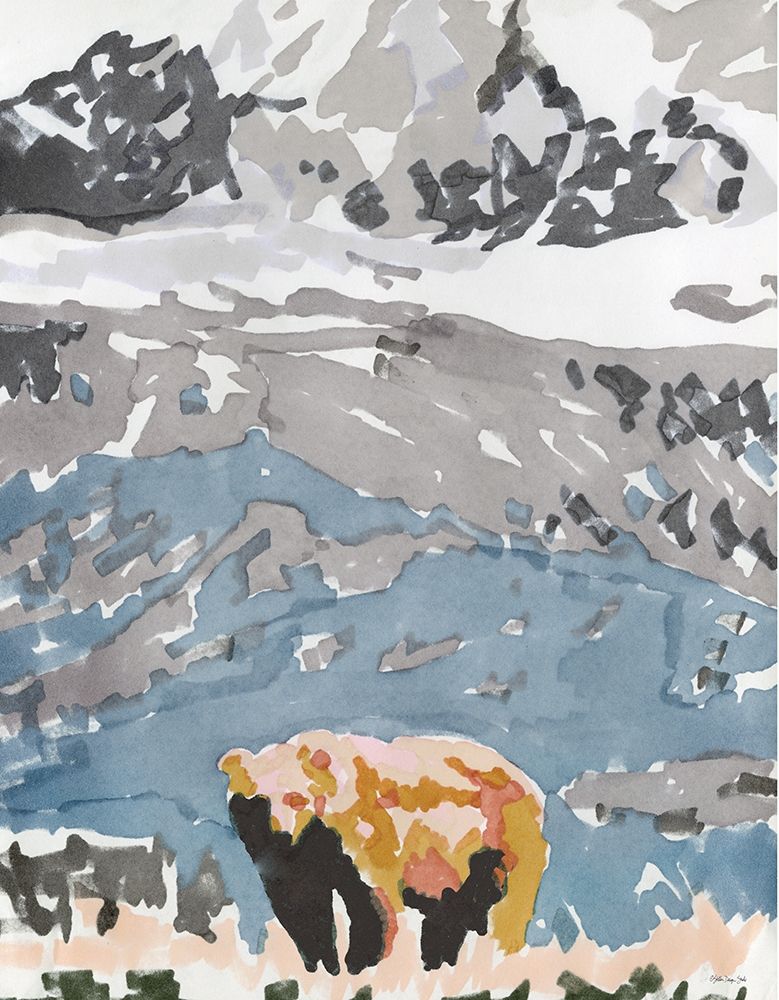 Mountain Grizzly 2 art print by Stellar Design Studio for $57.95 CAD