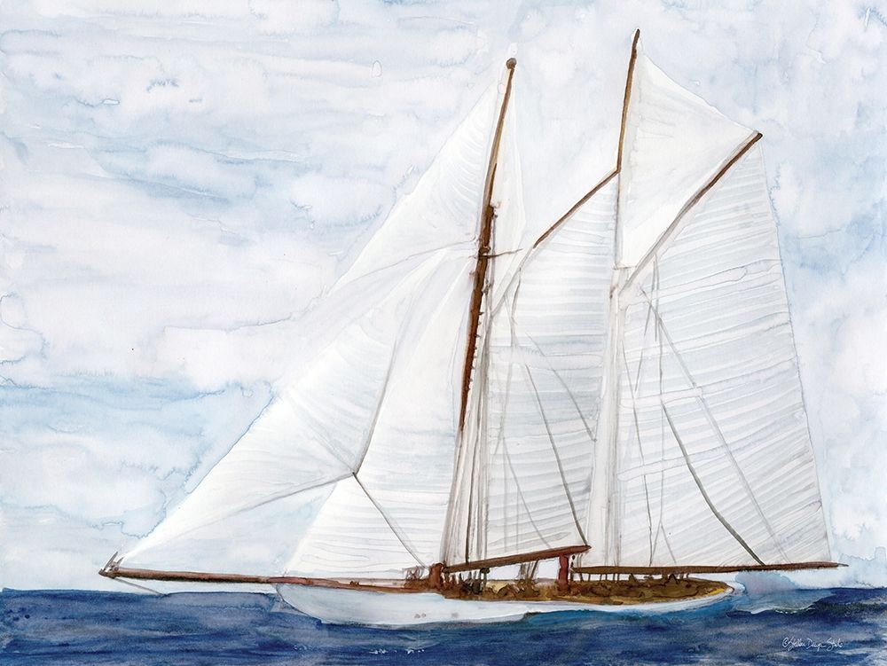 Sailing art print by Stellar Design Studio for $57.95 CAD