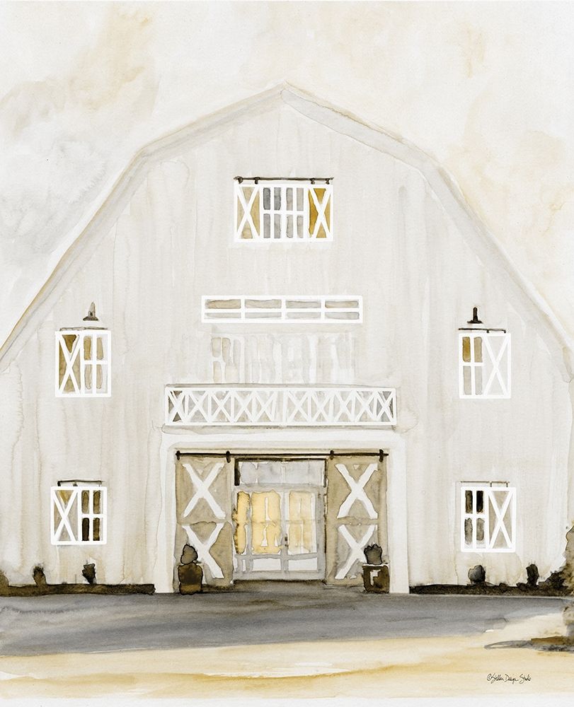 Wedding Barn art print by Stellar Designs Studio for $57.95 CAD
