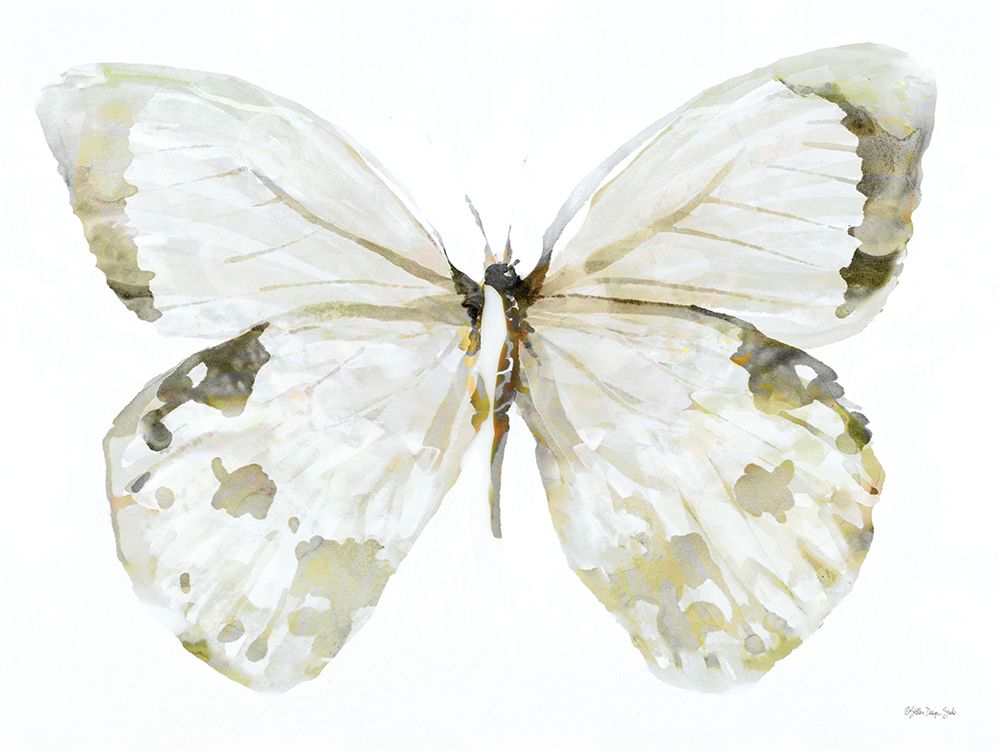Neutral Butterfly II art print by Stellar Design Studio for $57.95 CAD