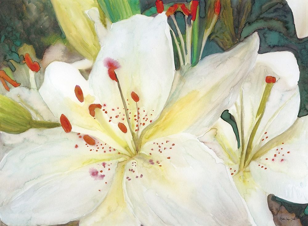 Macro Lilies art print by Stellar Designs Studio for $57.95 CAD