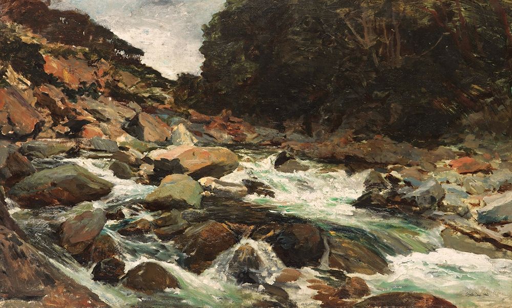 Rocky Stream art print by Stellar Design Studio for $57.95 CAD