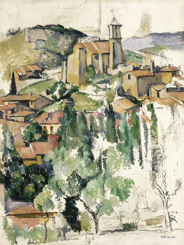 Hillside Town I art print by Stellar Design Studio for $57.95 CAD