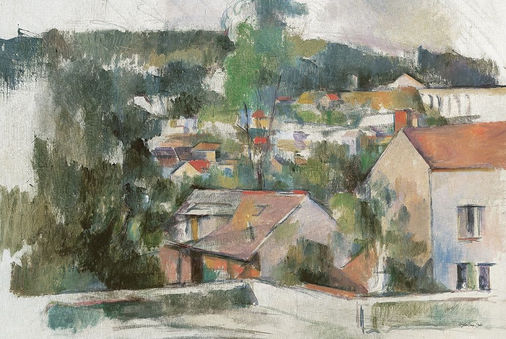 Hillside Town II art print by Stellar Design Studio for $57.95 CAD
