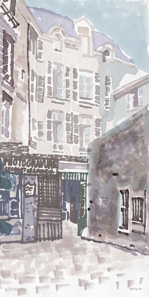 Paris Street 1 art print by Stellar Design Studio for $57.95 CAD