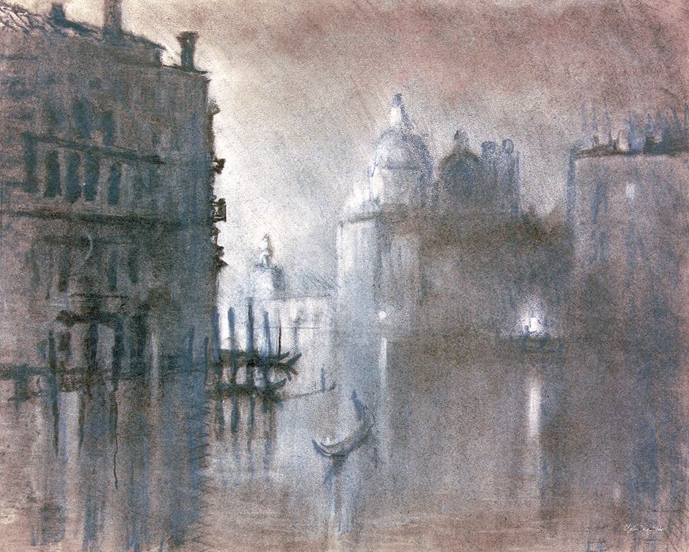 Moonlight Over Venice 2 art print by Stellar Design Studio for $57.95 CAD