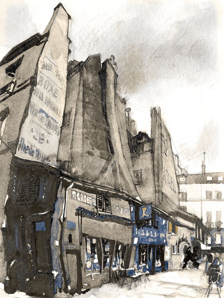 Paris Street 2 art print by Stellar Design Studio for $57.95 CAD