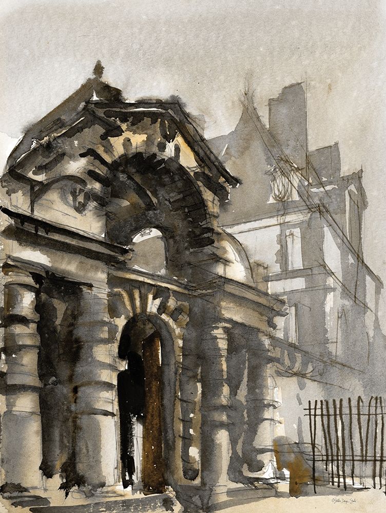 Paris Street 4 art print by Stellar Design Studio for $57.95 CAD
