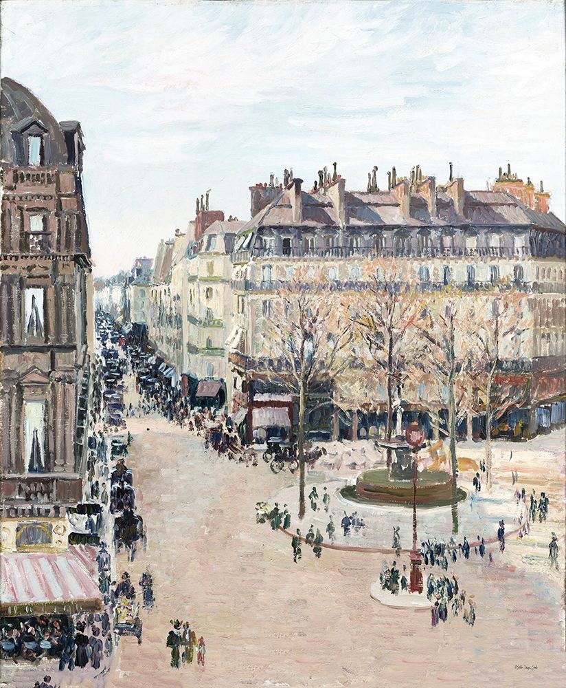 La Rue Saint Honore art print by Stellar Design Studio for $57.95 CAD