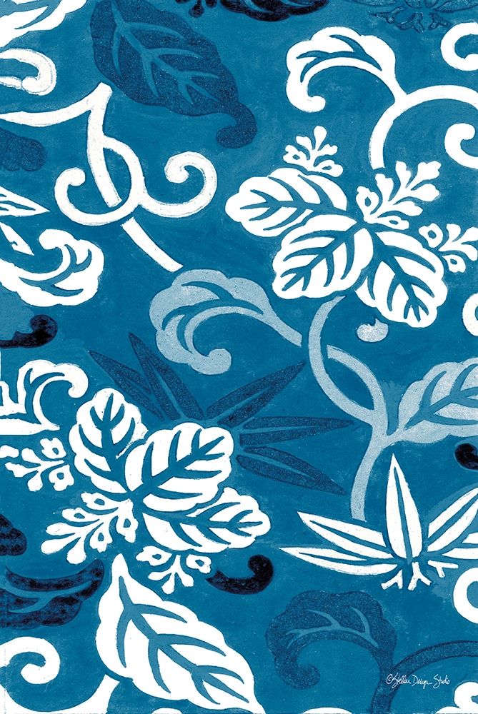 Cobalt Pattern I art print by Stellar Design Studio for $57.95 CAD