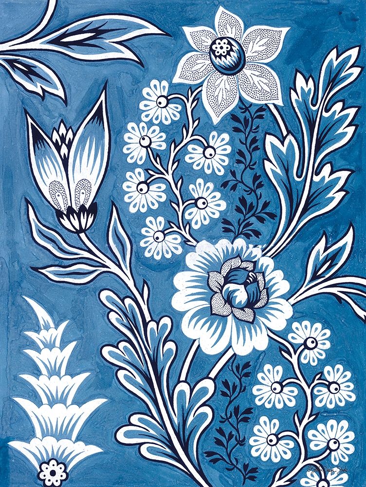 Floral Tapestry Study art print by Stellar Design Studio for $57.95 CAD