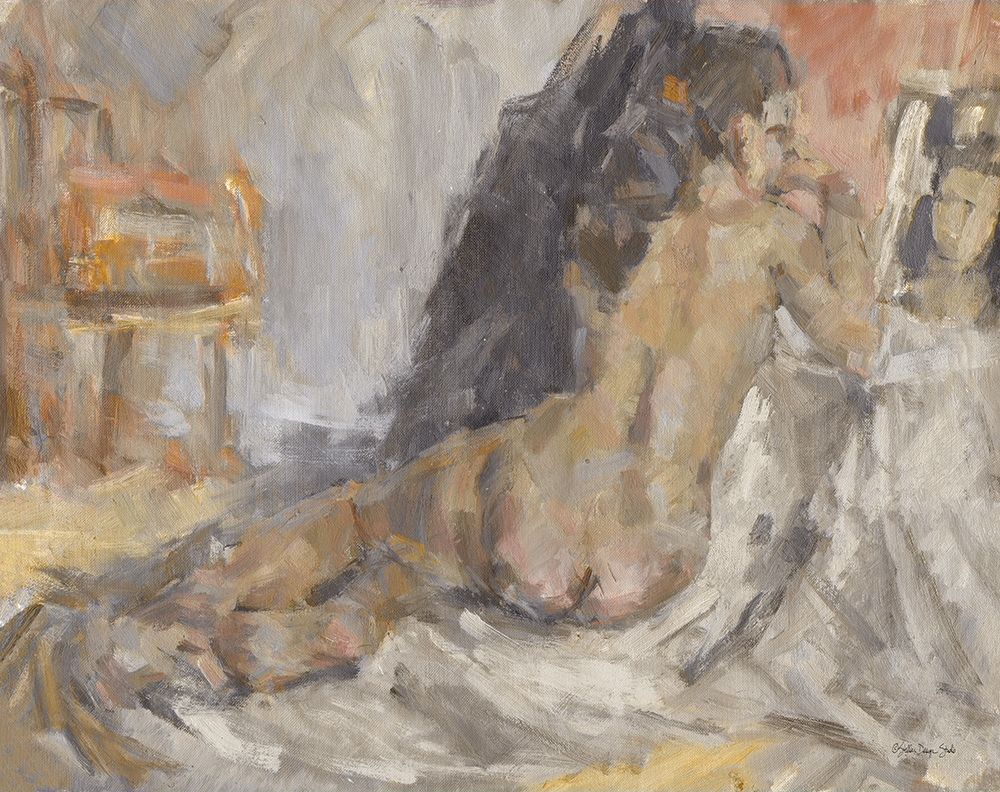 Reclining Figure art print by Stellar Design Studio for $57.95 CAD