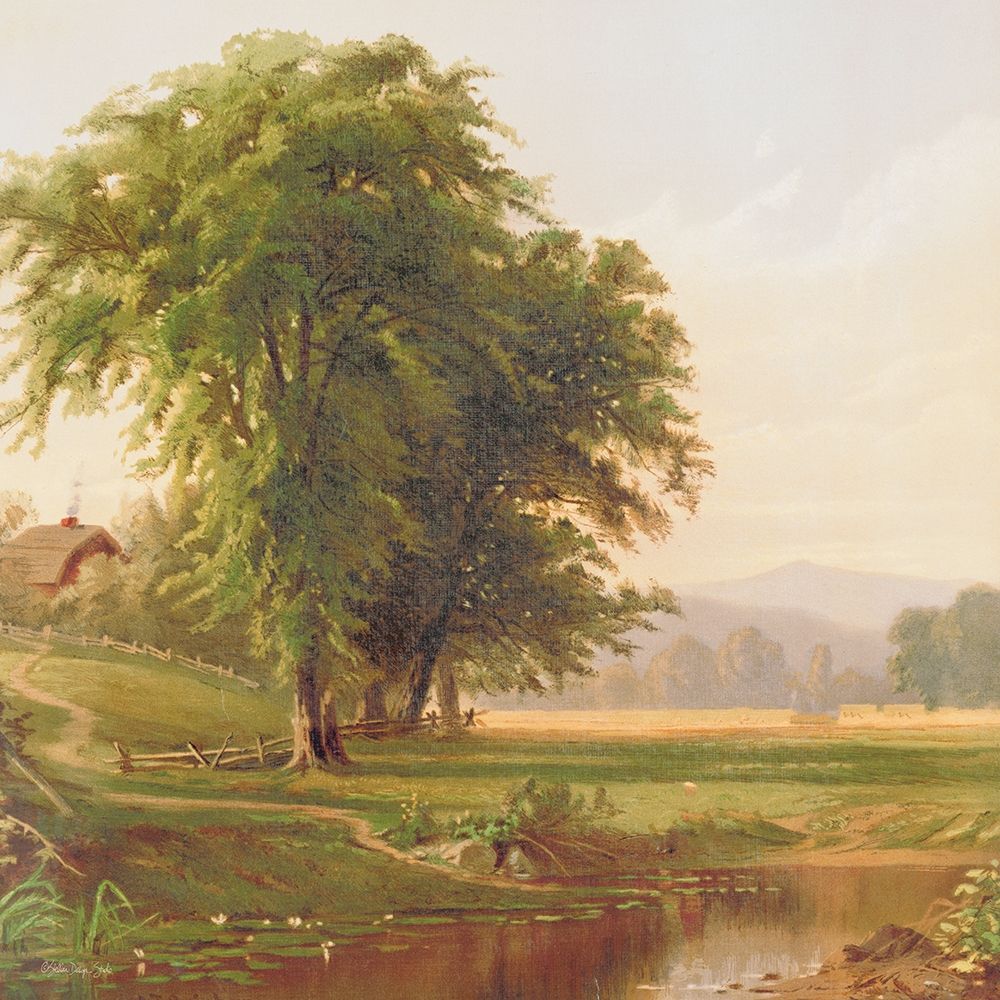 Country Pond 1 art print by Stellar Design Studio for $57.95 CAD