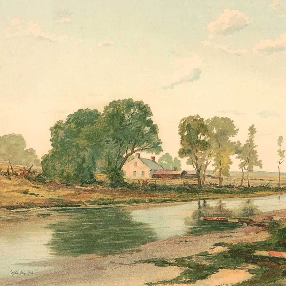 Country Pond 3 art print by Stellar Design Studio for $57.95 CAD