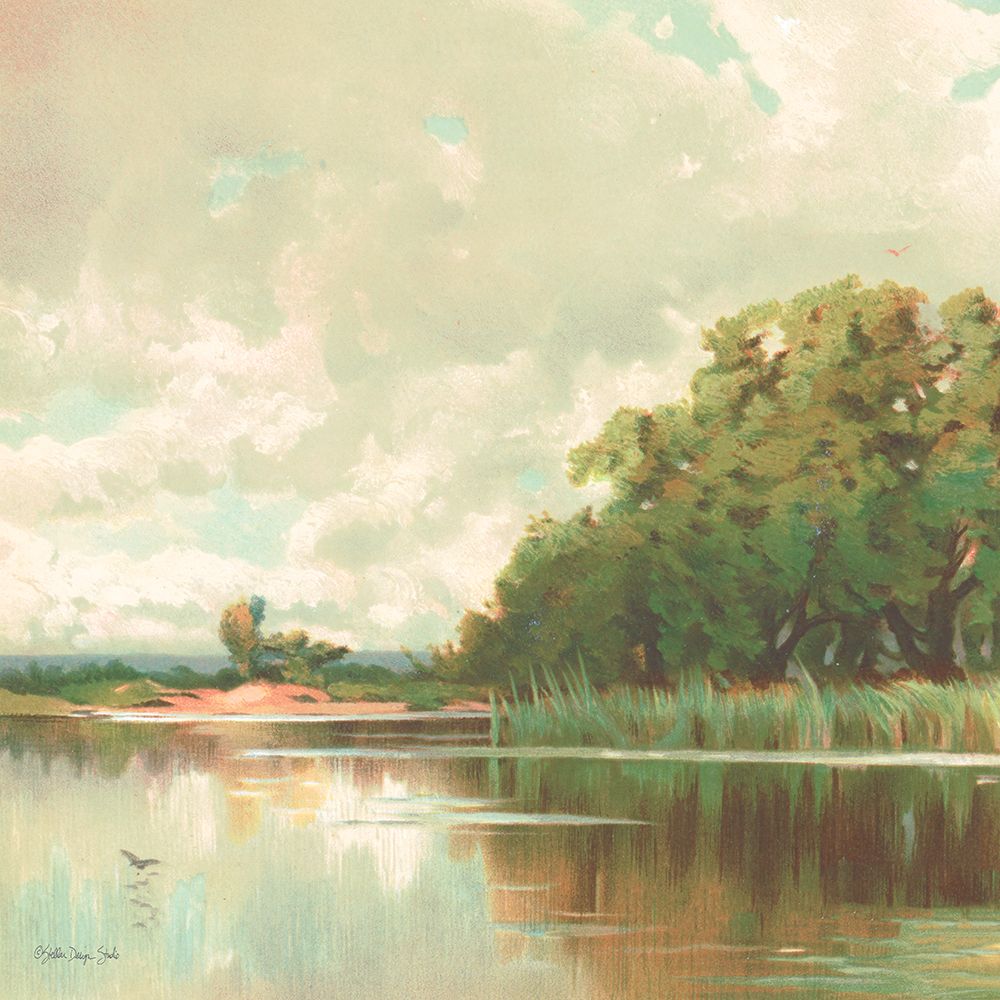 Country Pond 4 art print by Stellar Design Studio for $57.95 CAD