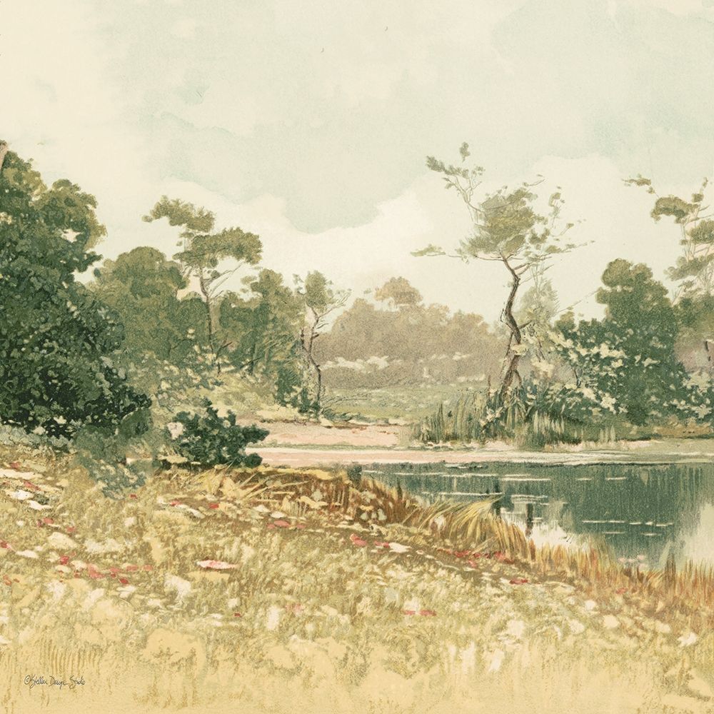 Country Pond 6 art print by Stellar Design Studio for $57.95 CAD