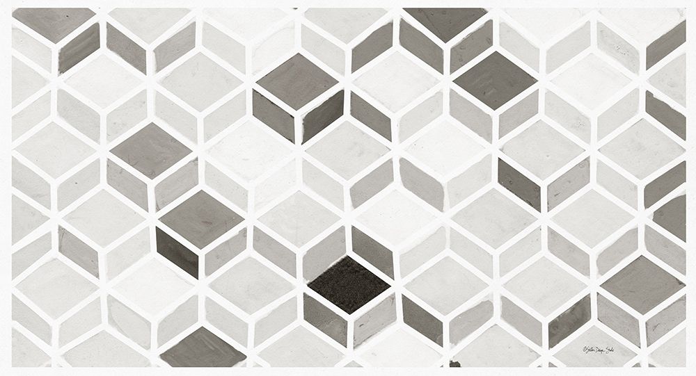 White and Gray Pattern art print by Stellar Design Studio for $57.95 CAD