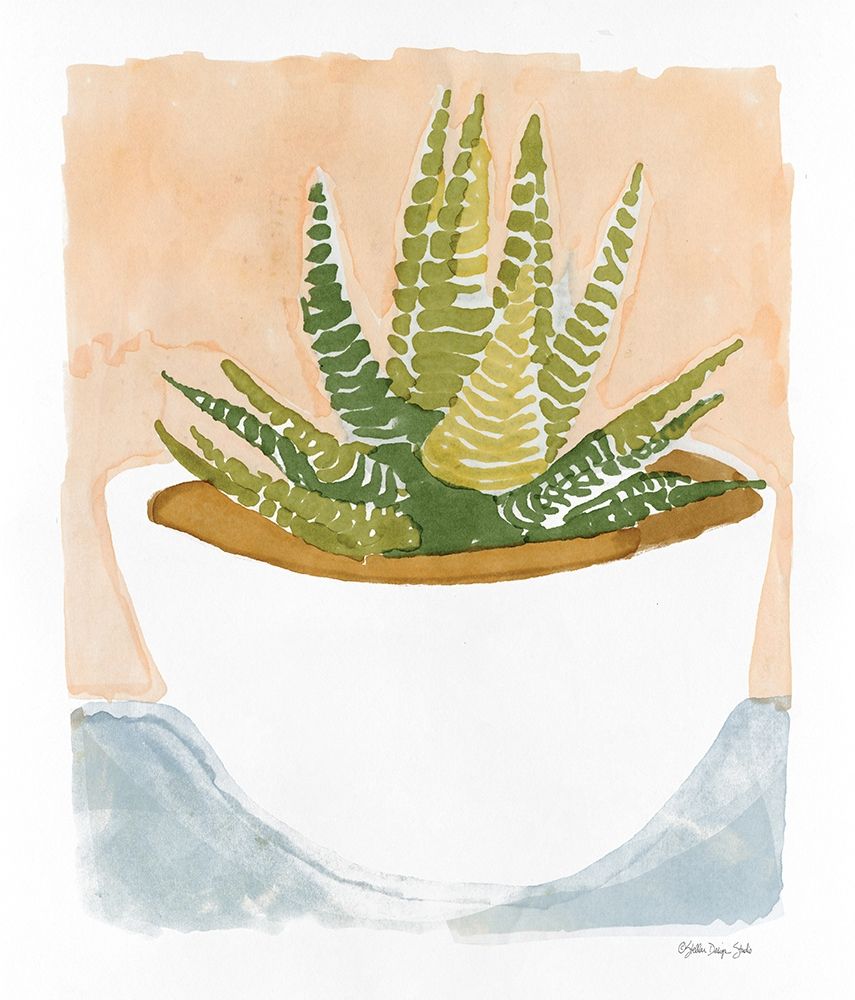 Cacti Bowl art print by Stellar Design Studio for $57.95 CAD