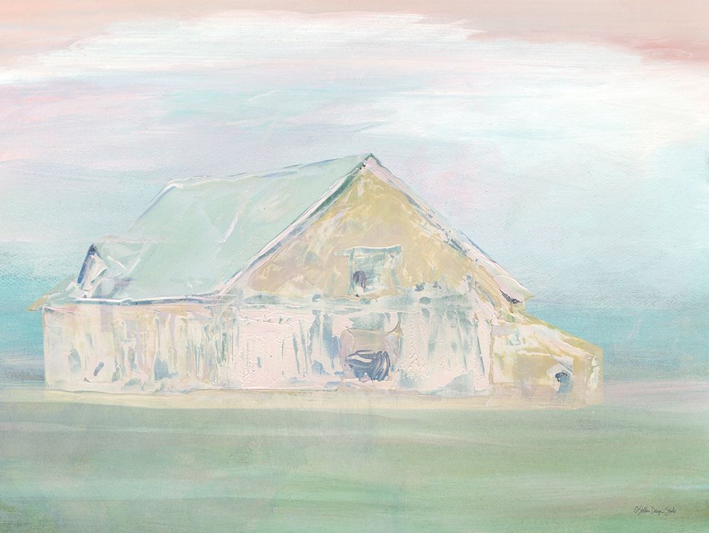 Pastel Barn art print by Stellar Design Studio for $57.95 CAD