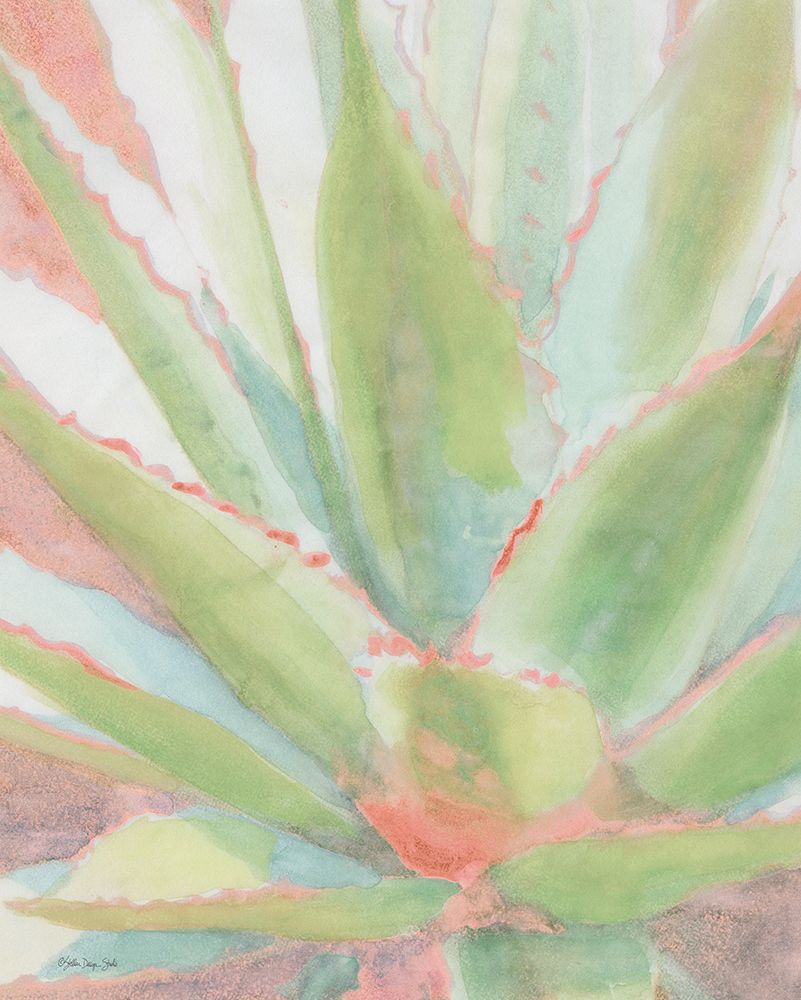 Succulent Bloom 1 art print by Stellar Design Studio for $57.95 CAD
