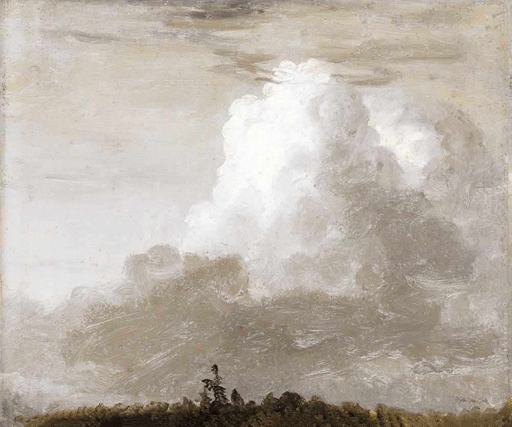 White Clouds Landscape art print by Stellar Design Studio for $57.95 CAD