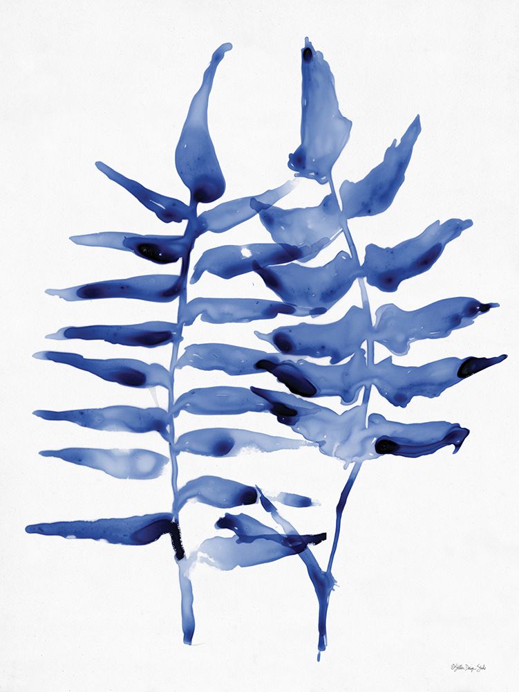 Navy Foliage 1 art print by Stellar Design Studio for $57.95 CAD